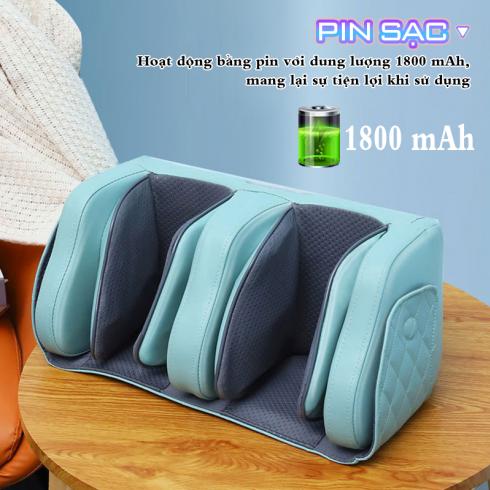 Máy massage đầu gối YIJIA YJ-908F - 5 cường độ massage 9 cường độ rung và túi ngải cứu đi kèm