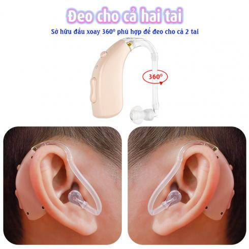 Máy trợ thính siêu nhỏ Axon A-133 - Sử dụng pin sạc Lithium thân thiện với môi trường