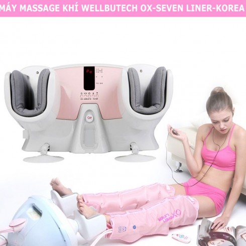Máy nắn chân và massage khí WELLBUTECH OX-Seven Liner-Korea