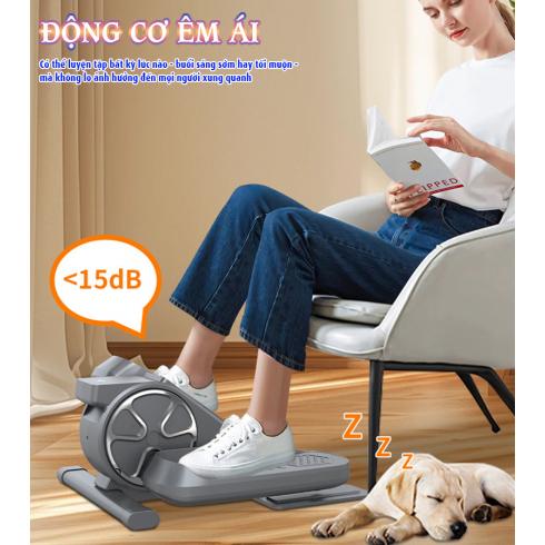 Máy đạp chân elip đa năng Booster Boluojun ST-6031 - Giải pháp hữu ích cho người già người tai biến dân văn phòng ngồi nhiều