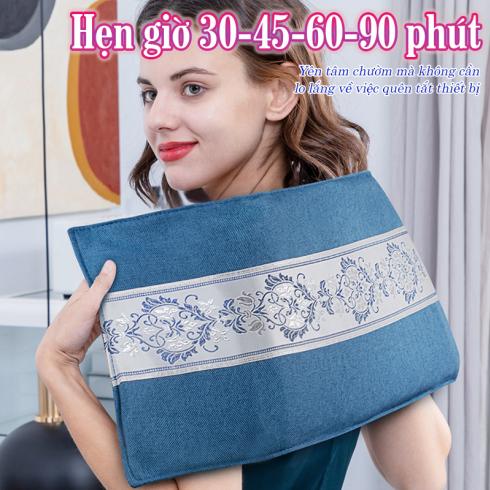 Túi chườm nóng muối biển Nikio NK-201 - Hỗ trợ làm dịu cơn đau bụng kinh cho chị em giúp giảm sưng viêm và làm dịu các tổn thương mô mềm
