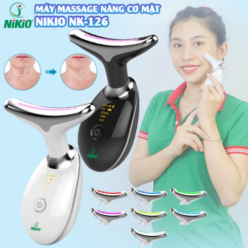 Máy massage mặt Nikio NK-126 chính hãng tích hợp 5 công nghệ tiên tiến