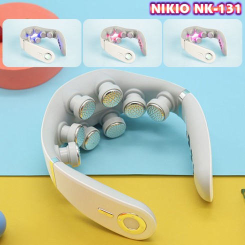 Máy massage cổ xung điện Nikio NK-131 - Dòng cao cấp có 8 điện cực