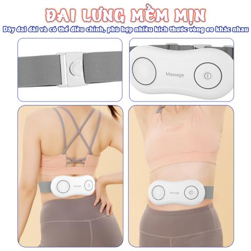 Máy massage bụng pin sạc ST-903 - Công nghệ xung điện EMS tia hồng ngoại và viên nén ngải cứu