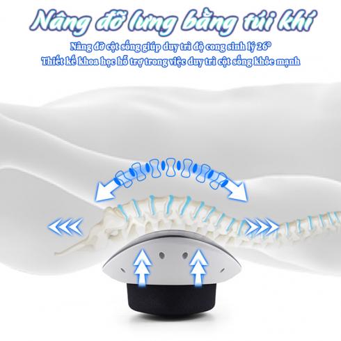 Máy massage thắt lưng Nikio ST-1201 - Tích hợp công nghệ rung và nhiệt hồng ngoại hỗ trợ giảm đau hiệu quả