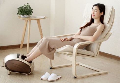 Máy massage chân nắn bóp túi khí kết hợp xung điện đa năng Puli PL-8888