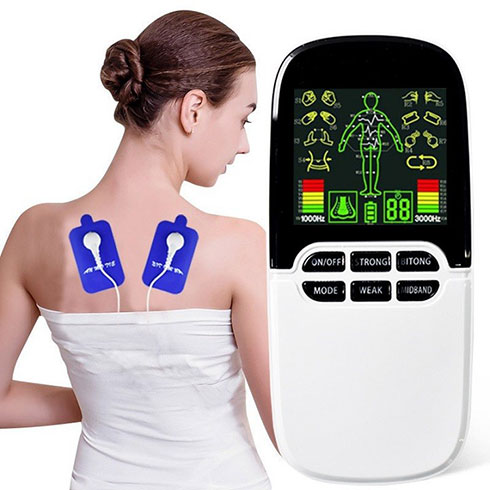 Máy massage xung điện 8 miếng dán và đèn hồng ngoại JINGYAO JY-A818