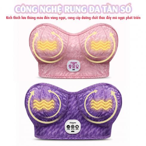 Máy massage ngực Mingzhen MZ-AM002 - Giảm thiểu tình trạng chảy xệ và nâng vòng 1 săn chắc tự nhiên