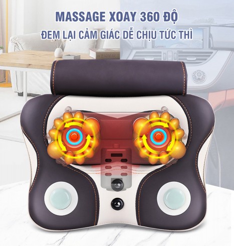 Máy massage đấm bóp lưng cổ vai gáy YIJIA YJ-A2 - Dòng cấm điện