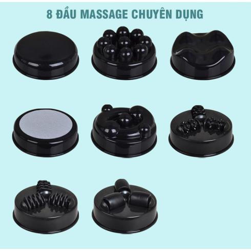 Máy massage cầm tay PULI PL-661DC4 - 8 đầu cao dòng cao cấp
