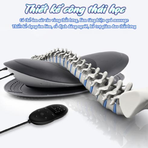 Máy massage thắt lưng ST-1201 - Tích hợp công nghệ rung và nhiệt hồng ngoại hỗ trợ giảm đau hiệu quả