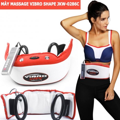 Máy massage bụng Vibro Shape JKW-0286C đỏ