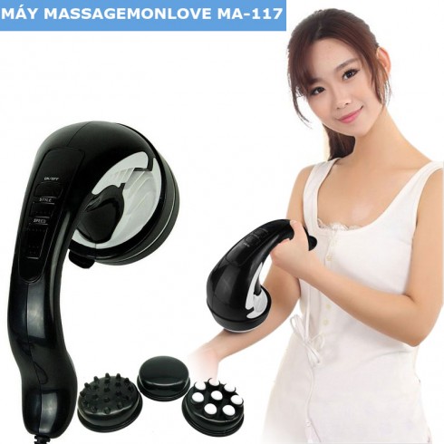 Máy massage cầm tay 4 đầu Monlove MA-117