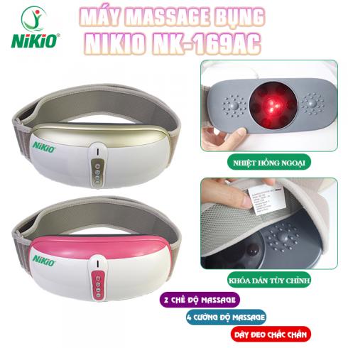 Đai massage bụng Nhật Bản Nikio NK-169AC - Rung lắc xoay hồng ngoại