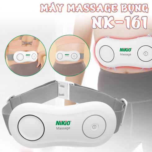 Máy massage bụng kinh xung điện và chườm nóng Nikio NK-161