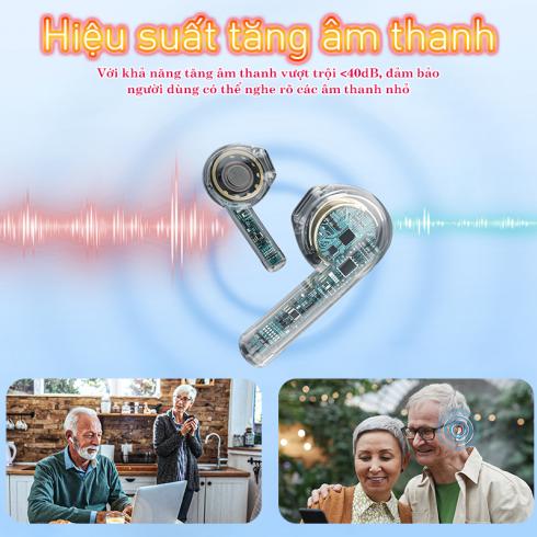 Máy trợ thính đa năng FUNMIC EN-IA008A - Hỗ trợ thính lực thích hợp cho người cao tuổi