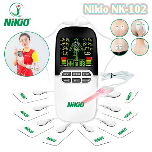 Máy massage xung điện Nikio NK-102 - Đèn hồng ngoại trị liệu mũi