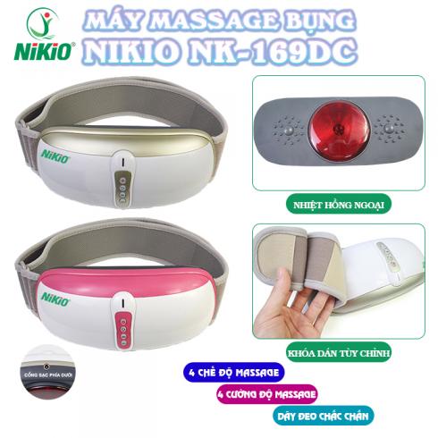 Máy massage bụng rung lắc thế mới Nhật Bản Nikio NK-169DC - Pin sạc - Màu vàng