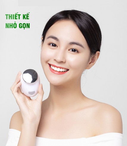 Máy massage rửa mặt đa năng Nikio NK-121 - Pin sạc