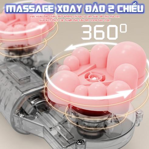 Máy massage bàn chân và bắp chân Nikio NK-183 - Động cơ 3D bấm huyệt xoay 360 độ