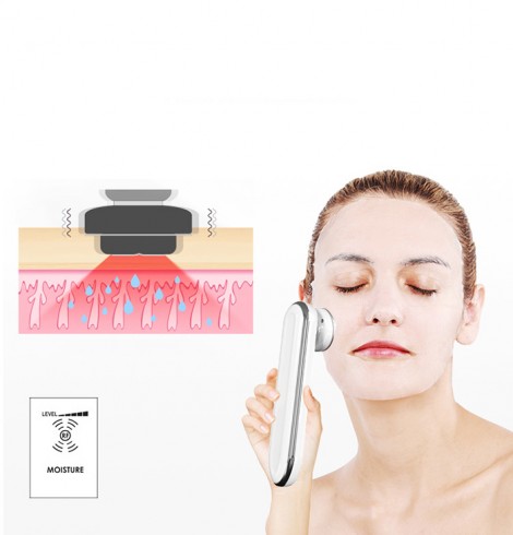 Máy massage mặt ion điện di RF làm trẻ hóa da D019 - 5in1
