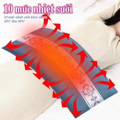 Túi chườm nóng muối biển Nikio NK-201 - Hỗ trợ làm dịu cơn đau bụng kinh cho chị em giúp giảm sưng viêm và làm dịu các tổn thương mô mềm