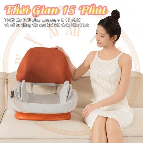 Ghế massage công thái học Aiveisi AVS-P9 - Hệ thống 7 túi khí masssage tiên tiến con lăn 3D xoay chiều