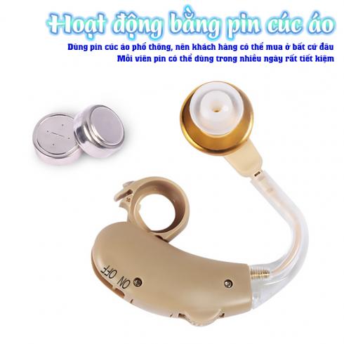 Máy trợ thính không dây Axon V-189 - 4 núm Silicon phù hợp cho nhiều đối tượng sử dung