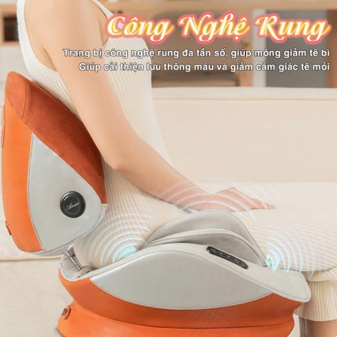 Ghế massage công thái học Aiveisi AVS-P9 - Hệ thống 7 túi khí masssage tiên tiến con lăn 3D xoay chiều