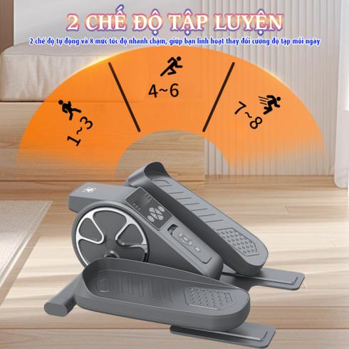 Máy đạp chân elip đa năng Booster Boluojun ST-6031 - Giải pháp hữu ích cho người già người tai biến dân văn phòng ngồi nhiều