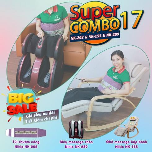 Combo 17 - Bộ 3 sản phẩm hỗ trợ giảm đau nhức và thúc đẩy lưu thông máu hiệu quả