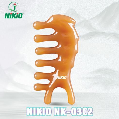 Lược massage đầu chải cơ ấn huyệt mũi cổ vai gáy thái dương Nikio NK-03C2