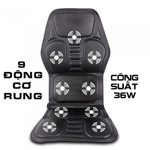 Đệm massage trên ô tô nhiệt nóng MingZhen 308 - 24V
