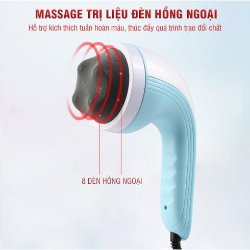 Máy massage cầm tay 8 đầu Hàn Quốc Puli PL-607AC3