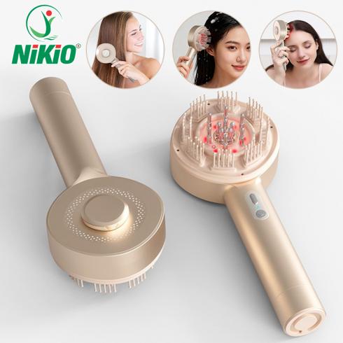 Cây (lược) massage đầu cầm tay Nikio NK-112 Pro - Xoa bóp da đầu và chải đầu đẩy tinh chất