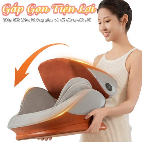 Ghế massage công thái học Aiveisi AVS-P9 - Hệ thống 7 túi khí masssage tiên tiến con lăn 3D xoay chiều