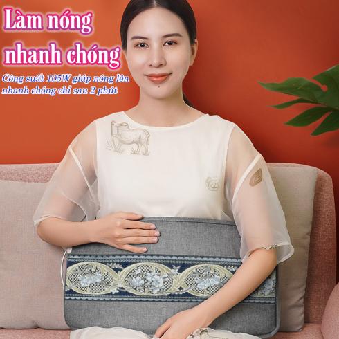 Túi chườm nóng muối biển Nikio NK-201 - Làm dịu cơn đau bụng kinh cho chị em giúp giảm sưng viêm và làm dịu các tổn thương mô mềm