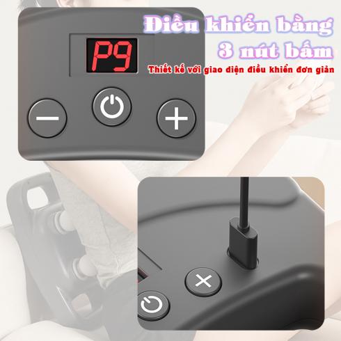 Máy đấm lưng cầm tay Nikio NK-272 PRO cao cấp 6 đầu massage toàn diện