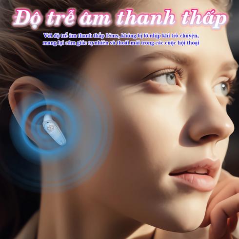 Tai nghe trợ thính siêu nhỏ FUNMIC EN-IA102B - Pin sạc cao cấp