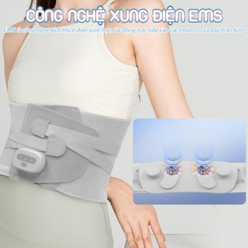 Máy massage định hình cơ thể dạng đai Booster Boluojun ST-1208 - Chống gù lưng hỗ trợ định hình tư thế chuẩn mỗi ngày