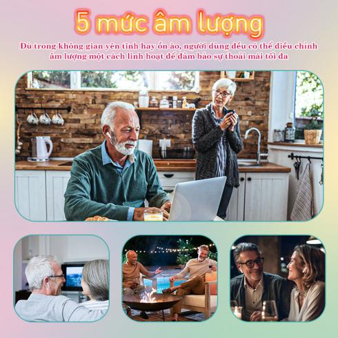 Máy trợ thính đa năng FUNMIC EN-IA008A - Hỗ trợ thính lực thích hợp cho người cao tuổi