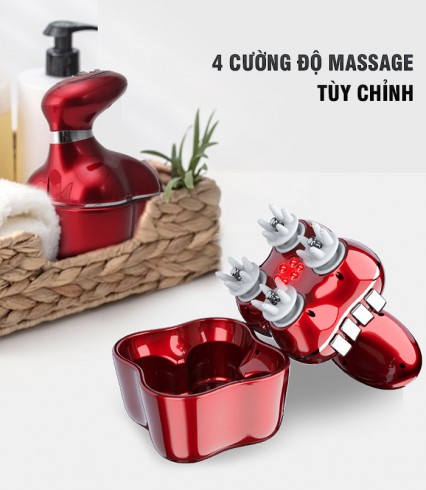 Máy massage đầu cầm tay Nikio NK-112 - Giảm đau nhức đầu stress hiệu quả