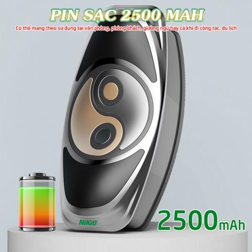 Máy massage lưng cột sống 5in1 Nikio NK-159 - Màu xám cao cấp