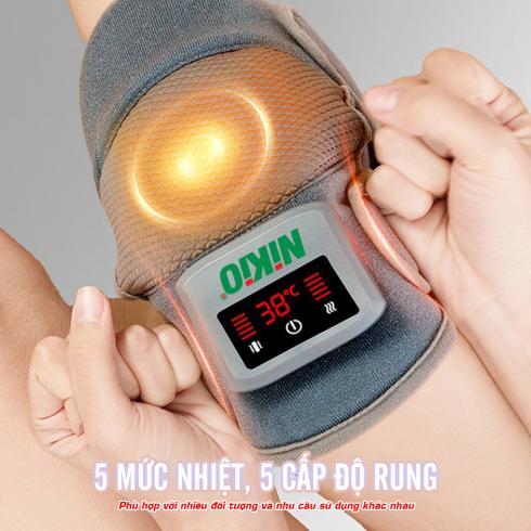 Máy massage đầu gối đa năng Nikio NK-185D - Rung nóng