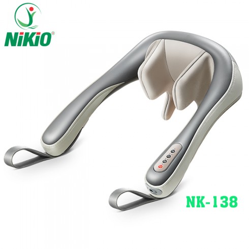 Máy massage xoa bóp day ấn cổ vai gáy pin sạc Nikio NK-138
