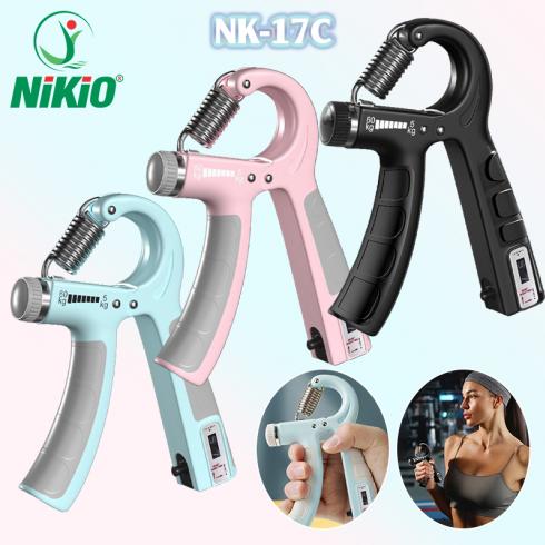 Kìm bóp tay đếm số tập cơ tay Nikio NK-17C - Lực bóp 60kg