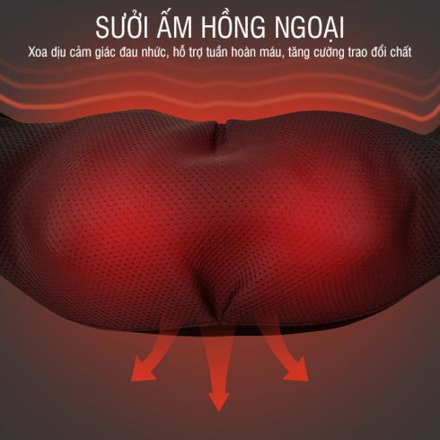 Máy (đai) massage cổ vai gáy pin sac Puli PL-901DC3