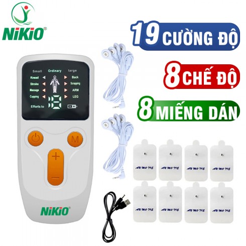Máy massage xung điện 8 miếng dán Nikio NK-101