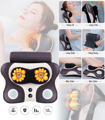 Máy massage đấm bóp lưng cổ vai gáy YIJIA YJ-A2 - Dòng cấm điện
