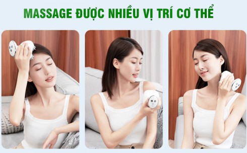 Máy massage đầu cầm tay pin sạc Nikio NK-111